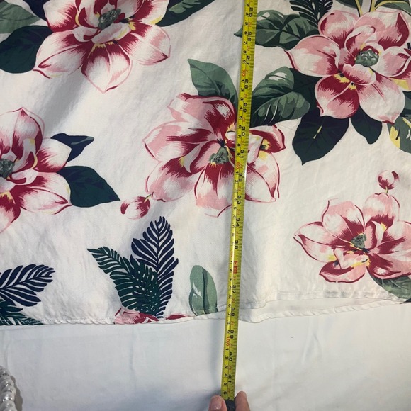 Banana Republic Floral Midi Dress Tropical Cottagecore Resortcore Soft Summer - Picture 7 of 7